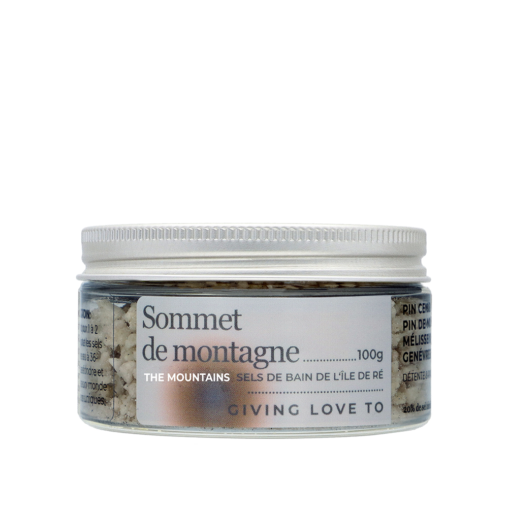 Sels de bain « Sommet de montagne » 100g
